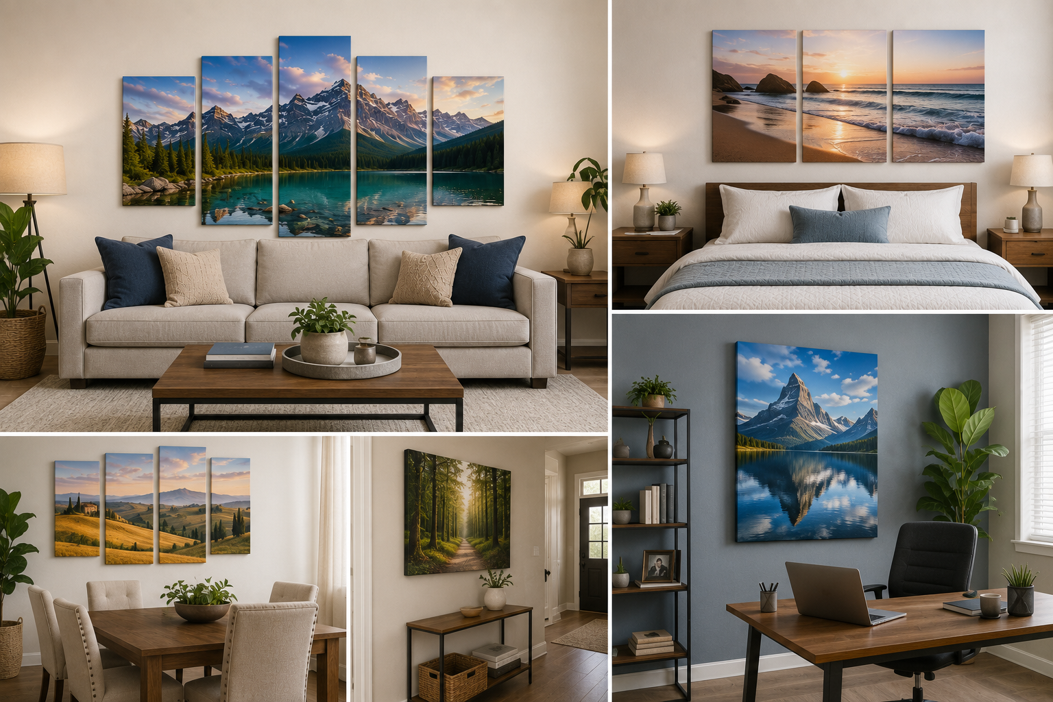 What Canvas Size Is Right for Your Wall? A Room-by-Room Guide What Canvas Size Is Right for Your Wall? A Room-by-Room Guide