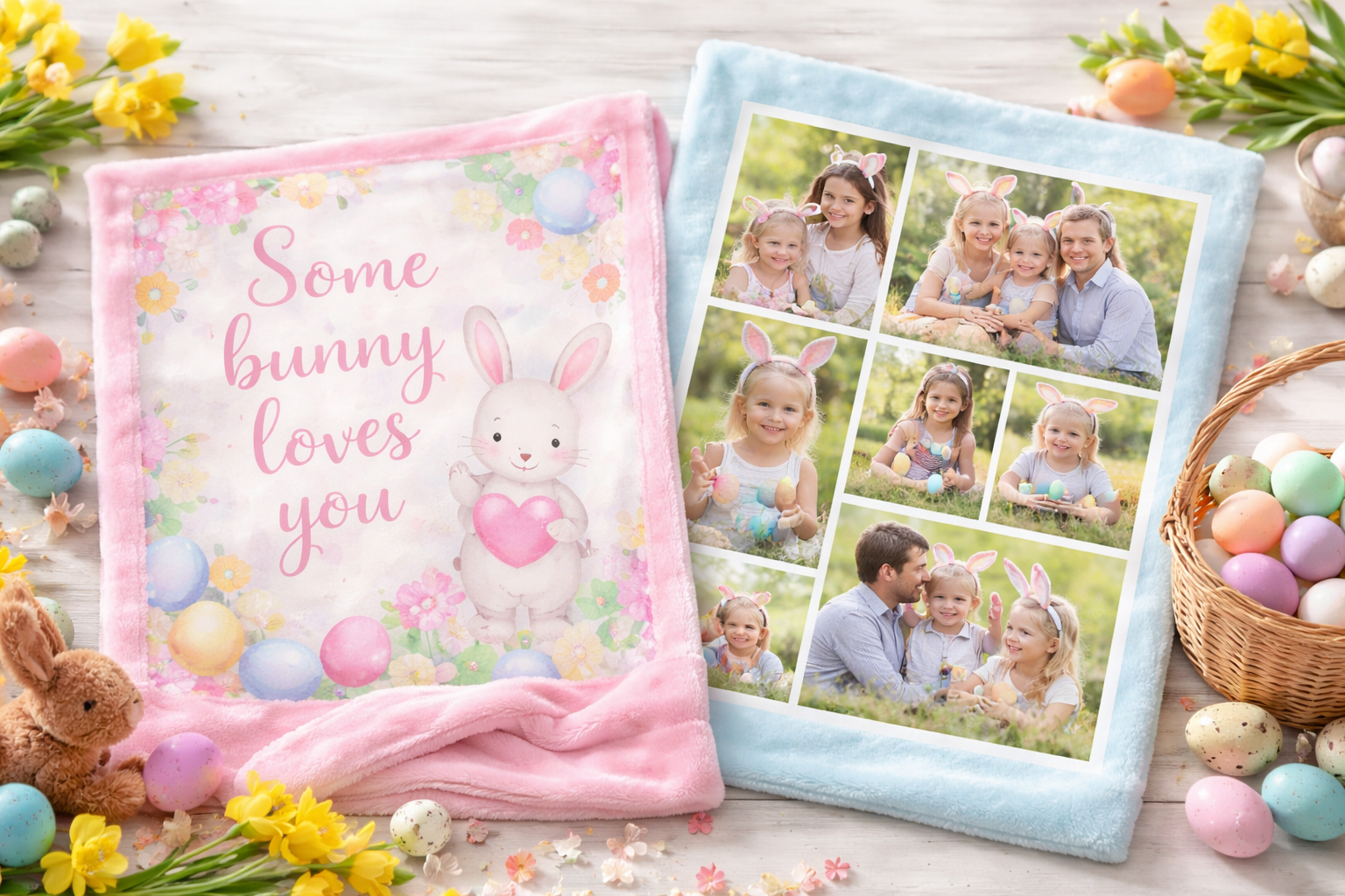 Easter Blanket Design Ideas: Quotes, Collages & Photo Memories Easter Blanket Design Ideas: Quotes, Collages & Photo Memories
